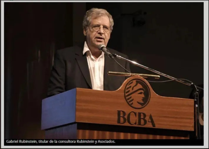 Gabriel Rubinstein en la entrega de los Premios Fortuna